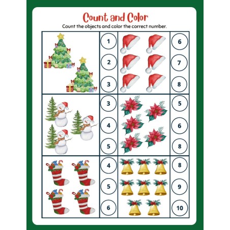 Christmas Activity & Coloring Book – Joacă-te, învață și colorează!
