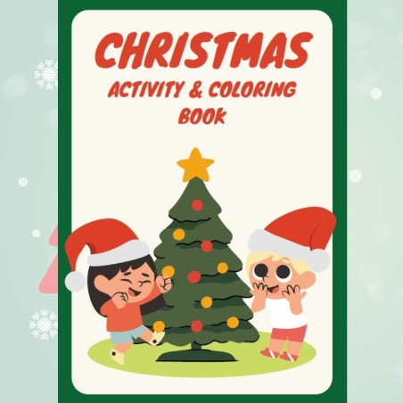 Christmas Activity & Coloring Book – Joacă-te, învață și colorează!