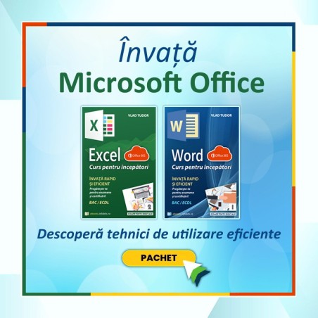Microsoft Word si Excel 2025 (ebooks) - pachet Office 365, ECDL